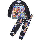 Kid Girl Furnishing Long Sleeve Home Pajamas