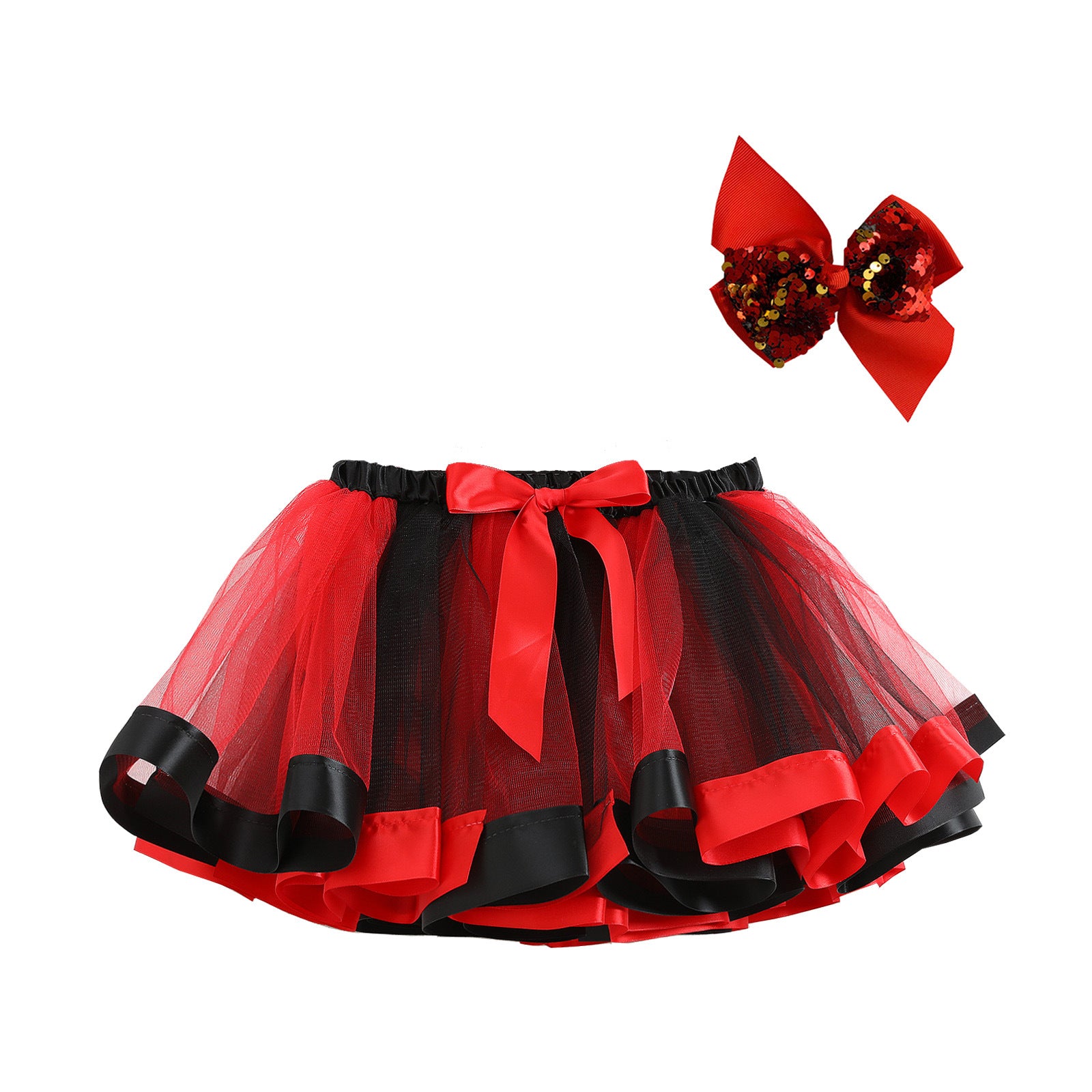 Kid Baby Girl Fluffy Convex Half Body Princess Skirts