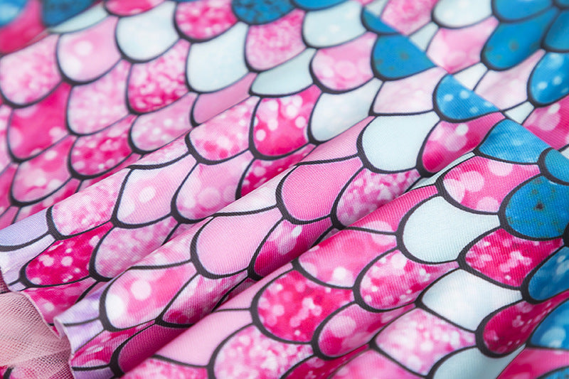 Kid Baby Girl One-piece Mermaid Swimsuit