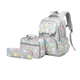 Kid Backpack Cartoon Printed Primary Secondary Schoolbag Two-piece