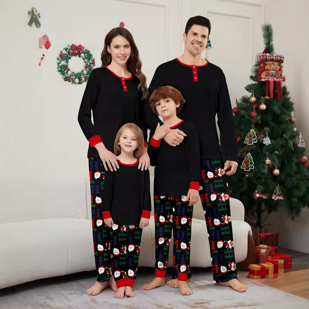 Family Matching Mother Daughter Decoration Pajamas