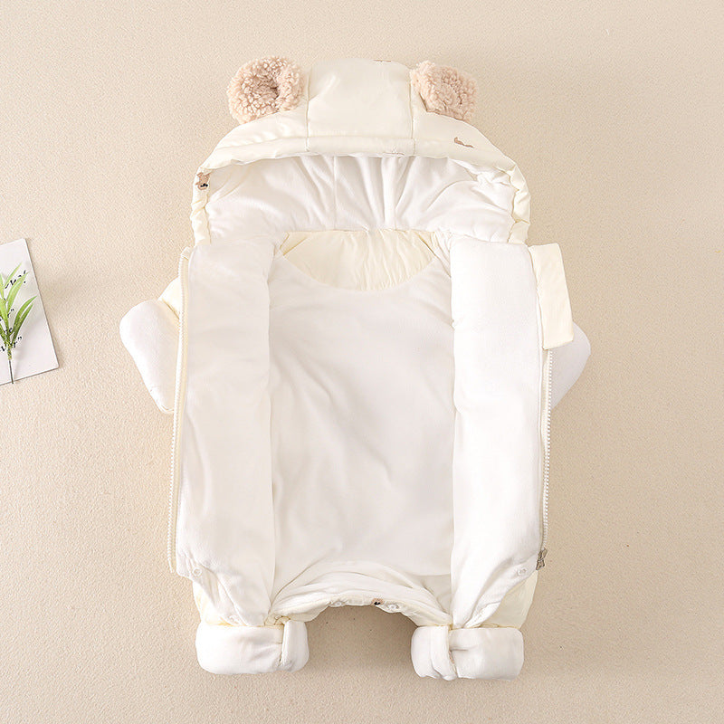 Baby Winter Thick Jumpsuit Down Cotton Rompers