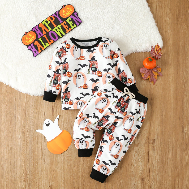Halloween Boy Suit Spring Autumn Two-piece Pcs Sets