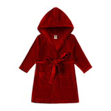 Kid Baby Boy Girl Canary Christmas Autumn Winter Bathrobe Pajamas