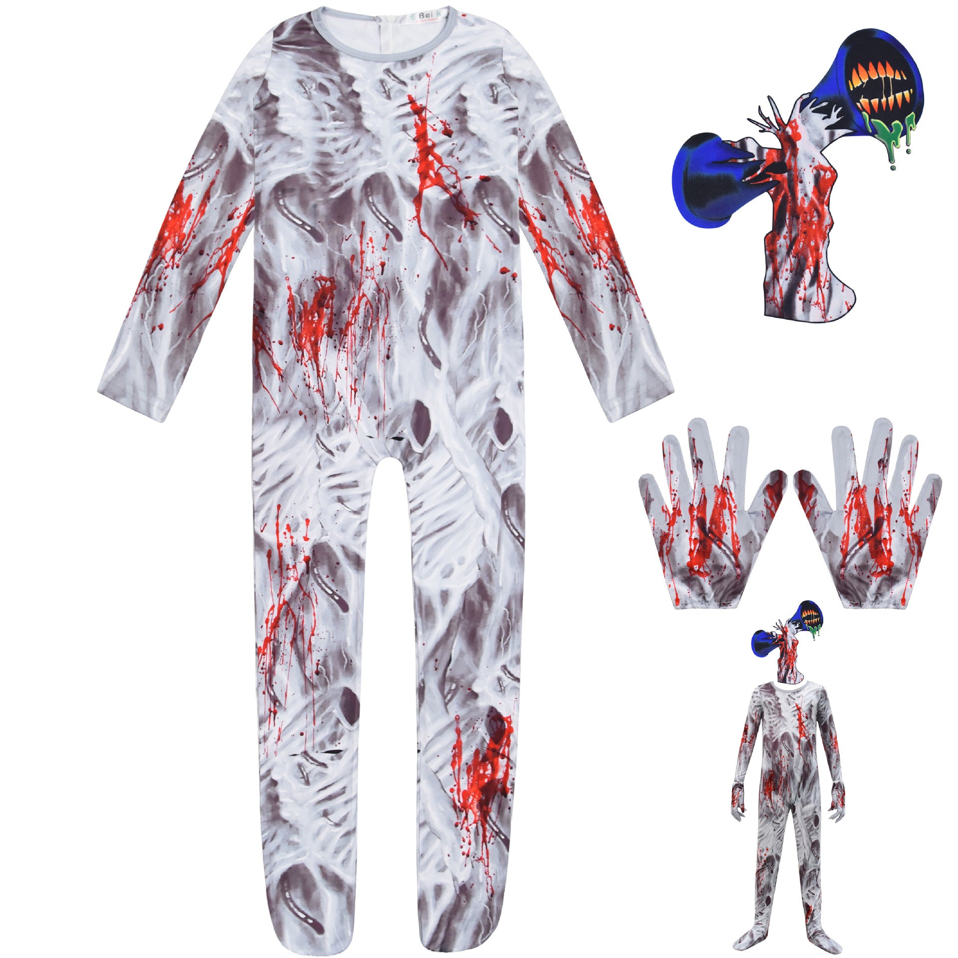 Kid Boy Halloween Cosplay Costume Pajamas