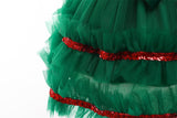 Kid Baby Girl Princess Tulle Christmas Shaggy Dresses