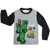 Kid Boy My World Long Sleeved Home Furnishing Pajamas 2 Pcs Set