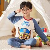 Kid Baby Boy Cartoon Spring Autumn Long Sleeved Pure Cotton Pajamas