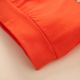 Halloween Kid Baby Boy Girl Pumpkin Orange Hoodie 2 Pcs Set