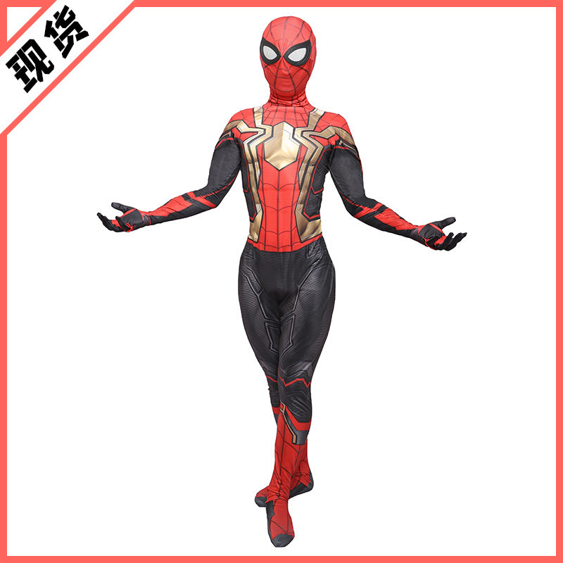 Halloween Kid Boy Spider Hero Cosplay Siamese Costume