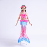 Kid Girls Swimming Mermaid Tail Swimsuit