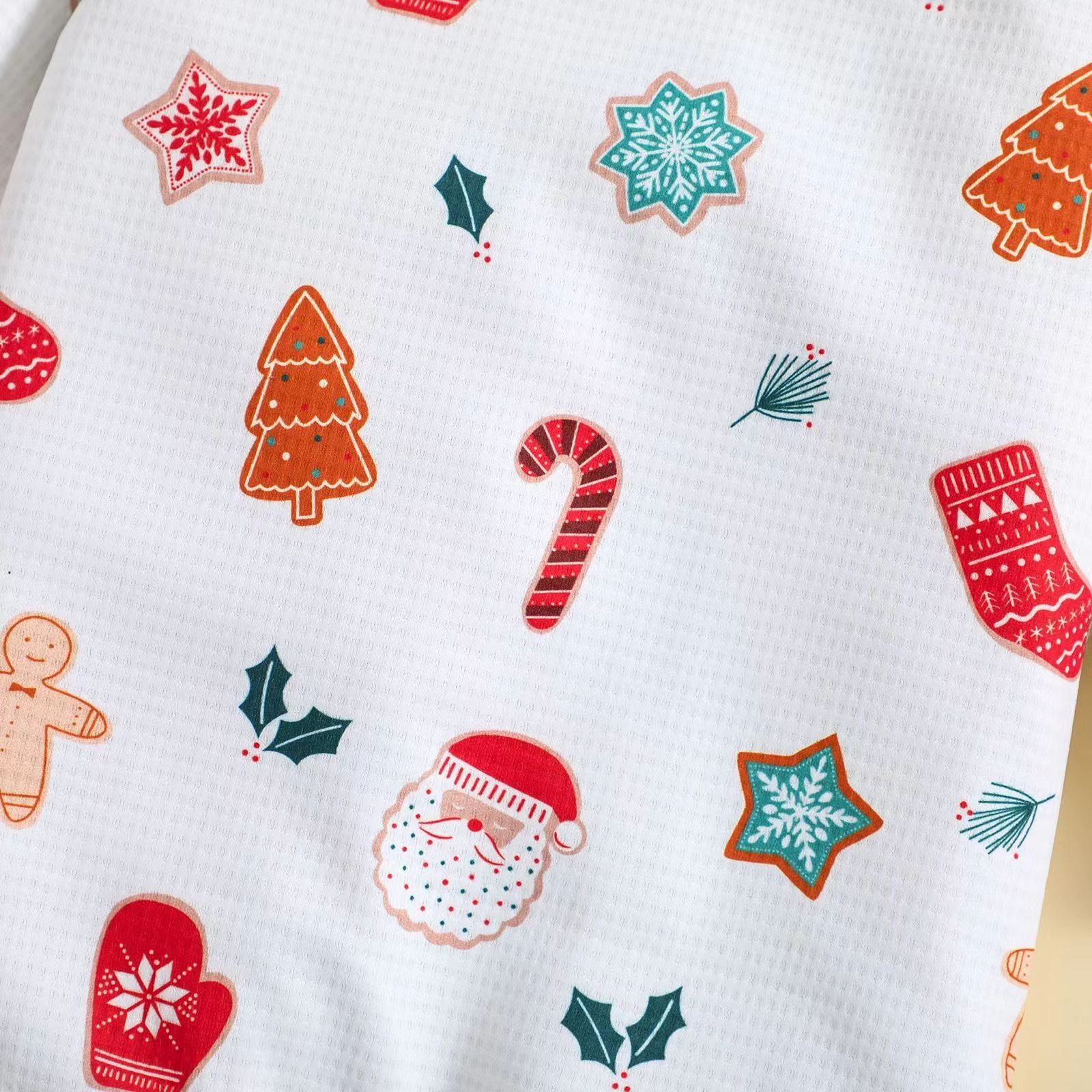 Baby Christmas Spring Autumn Long Sleeve Cartoon Zipper Rompers