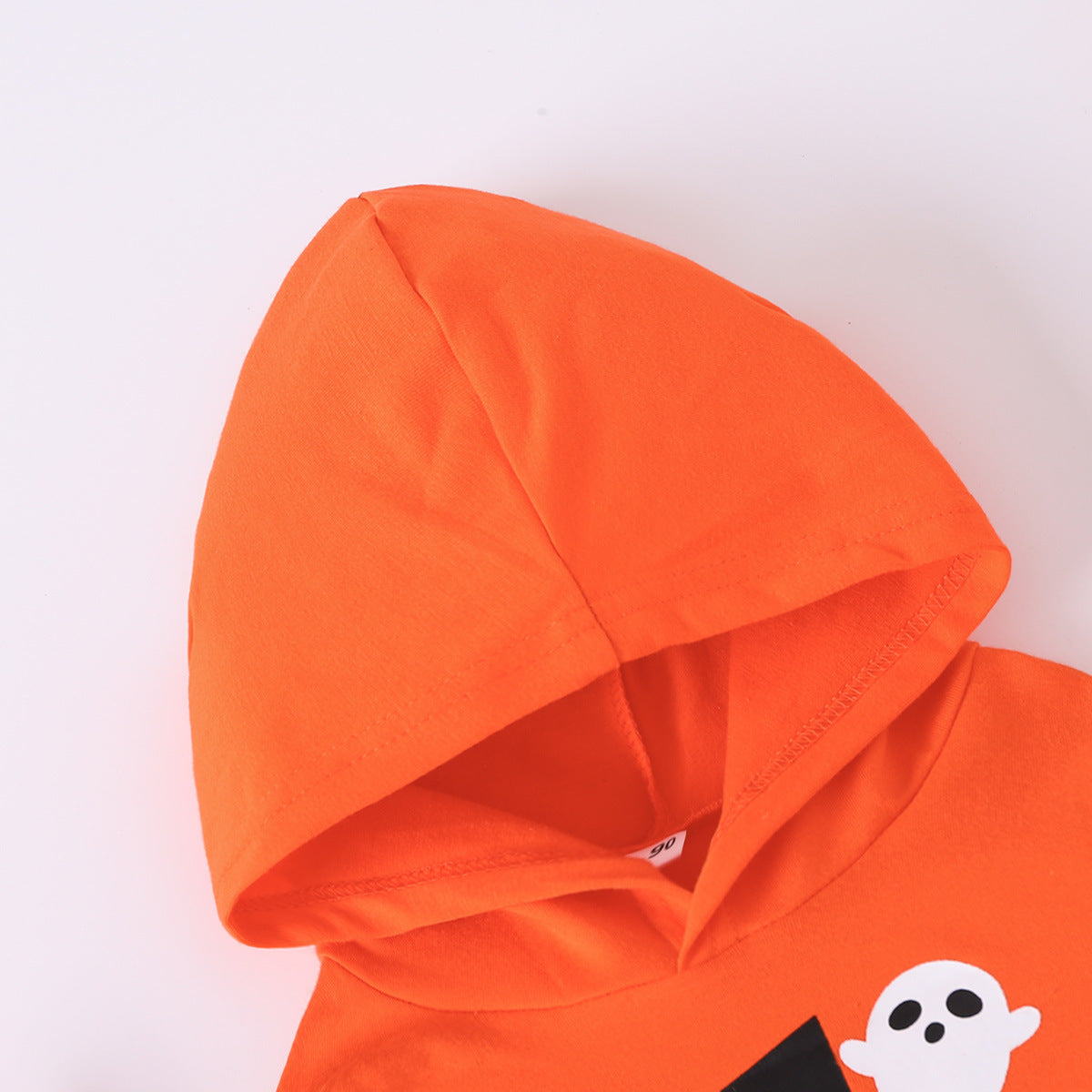 Halloween Kid Baby Boy Pumpkin Smiling Face Printed 2 Pcs Sets