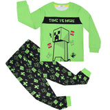 Kid Boy Cuhk Home Suit Long Sleeve Pajamas