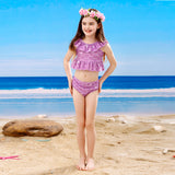 Kid Girls Swimming Mermaid Tail Swimsuits Swimwear
