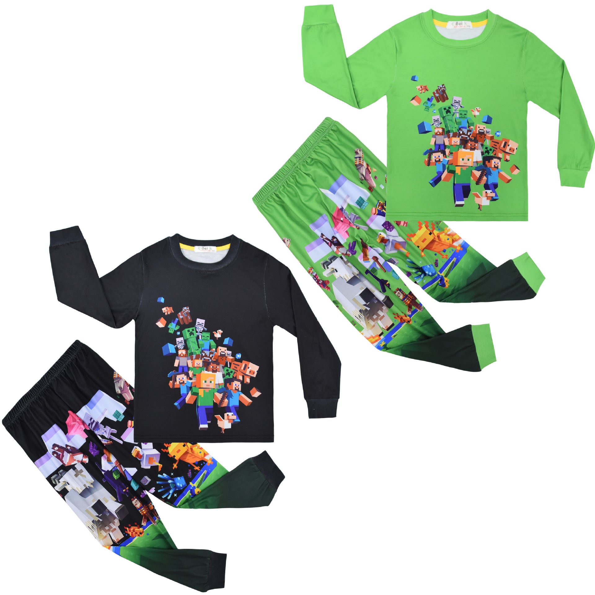 Kid Boy Home Furnishing Long Sleeve Pajamas