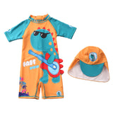 Kid Boy Conjoined Cute Swimsuits
