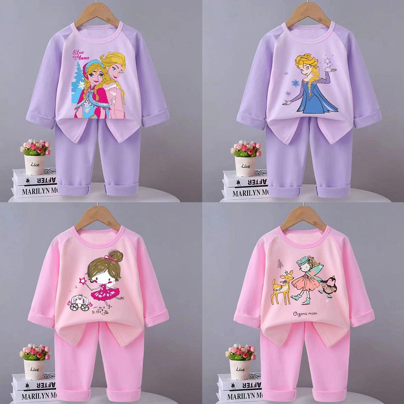Kid Boy Girl Autumn Long Sleeved Pajamas