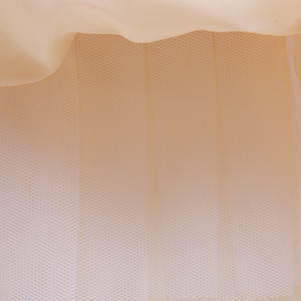 Kid Girl Evening Princess Flower Host Piano Performance Long Sleeve Dresses