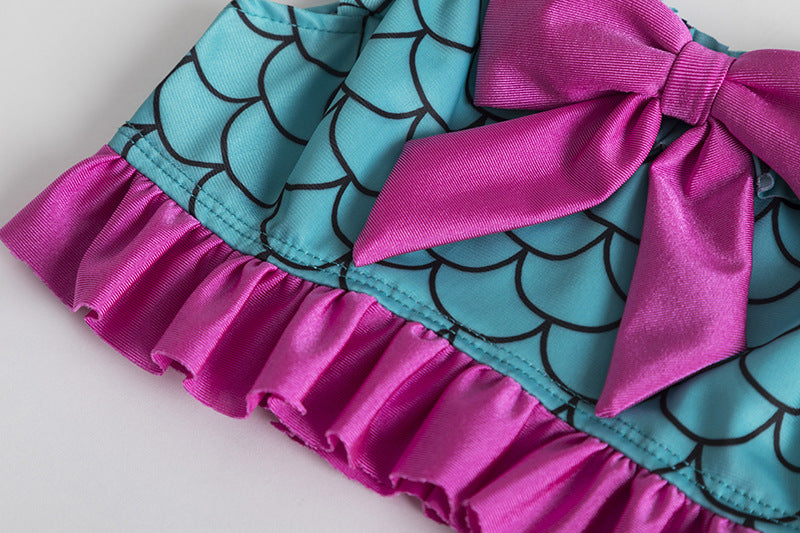 Toddler Girl Summer Cute Mermaid Swimsuit