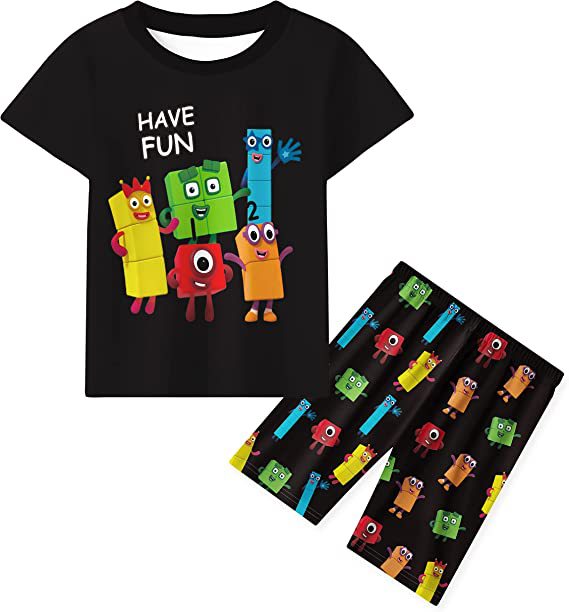 Kid Baby Boy Girl Spring Autumn Pajamas Rainbow Friends Casual Homewear