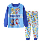Kid Baby Boy Cartoon Long Sleeved Home Casual Pajamas