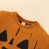 Halloween Kid Baby Boy Unhooded Spring Autumn 2 Pcs Sets