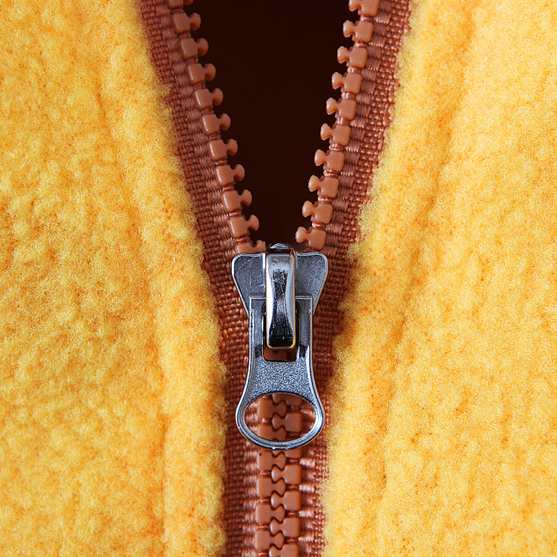 Baby Boys Autumn Winter Zippered Hooded Romper Jumpsuit