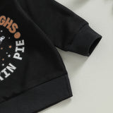 Halloween Baby Infant Sandwich Printed Long Sleeve 2 Pcs Set