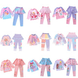 Kid Girl Split Long Sleeved Beach Sun Proof Swimsuit