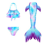 Kid Girl Swimsuit Mermaid Tail Swim Bikini