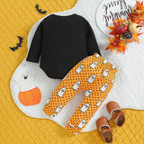 Halloween Baby Elf Printed 2 Pcs Set