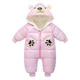 Baby Conjoined Eiderdown Cotton-padded Thickened Jumpsuit Romper