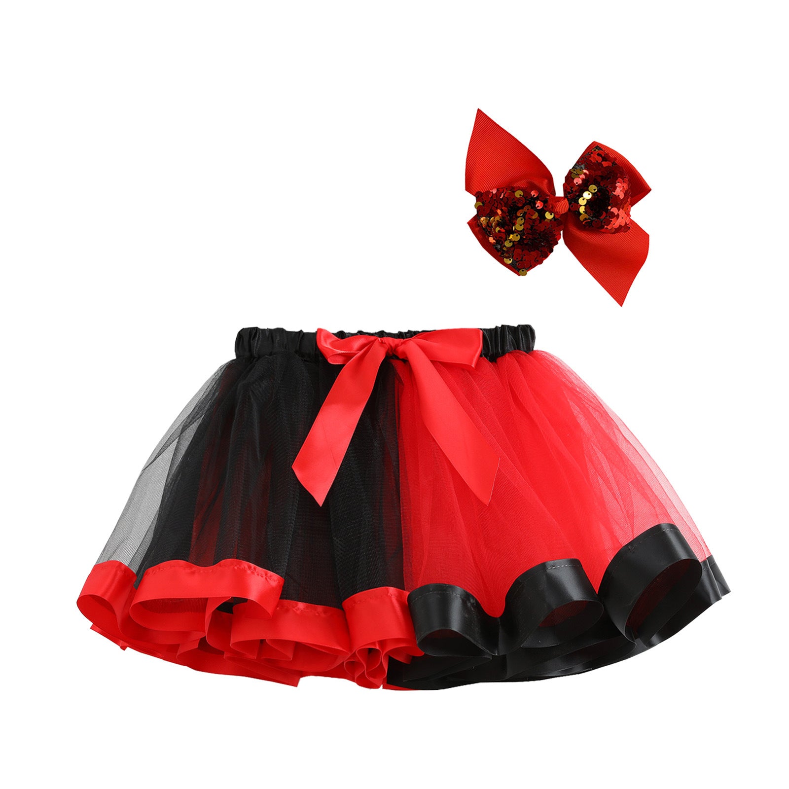 Kid Baby Girl Fluffy Convex Half Body Princess Skirts