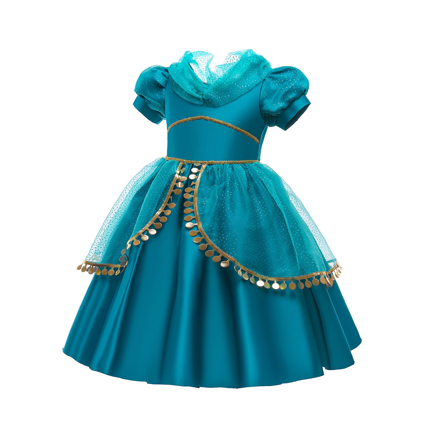 Kid Girl Halloween Princess Jasmine Dress