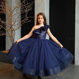 Kid Baby Girl Host Evening Princess Wedding Flower Dresses