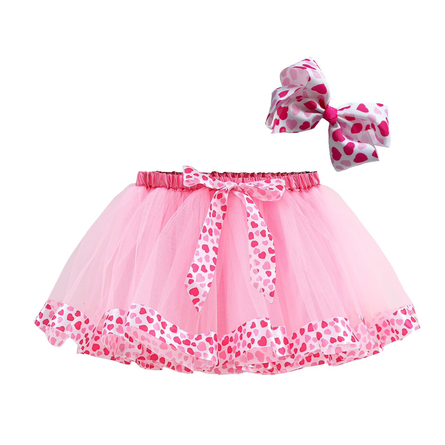 Kid Girls Lined Cartoon Cow Zebra Skirts