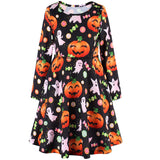Kid Girl Halloween Performance Party Dresses