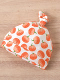 Baby Halloween Letter Printing Pumpkin 4 Pcs Sets