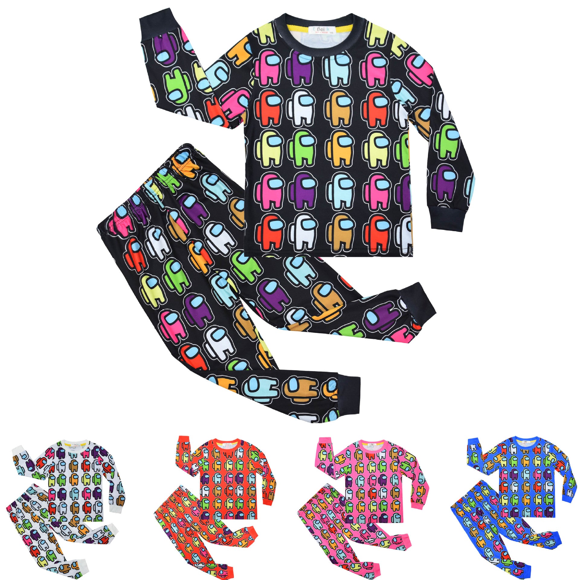 Kid Boy Cuhk Loungewear Long Sleeves Pajamas