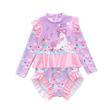 Kid Baby Girl One-piece Ruffle Fashion Swimsuit