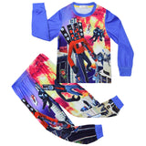 Kid Halloween Household Long Sleeve Pajamas 2 Pcs Sets Suit