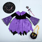 Halloween Kid Baby Girl Costume cosplay Witch Princess Festival Party Dress