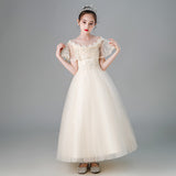 Kid Girl Pengpeng Princess Flower Host Performance Dress