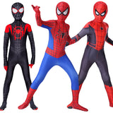 Halloween Kid Boy Spider Hero Cosplay Siamese Costume