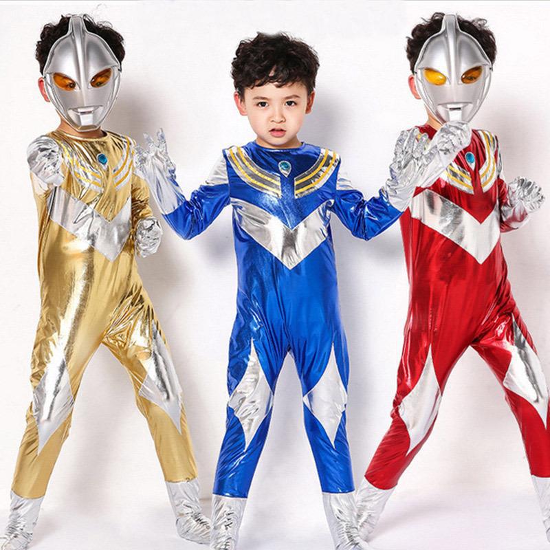 Halloween Kid Party Cosplay Ultraman Spiderman Costume