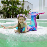 Kid Girl Swimsuit Mermaid Tail Swim Bikini