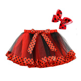 Kid Girls Lined Cartoon Cow Zebra Skirts