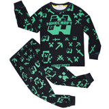 Kid Boy Cuhk Hotcakes Long Sleeve Home Suit Pajamas