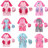 Baby Girl One-piece Flamingos Swimsuits